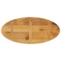 Solid mango wood oval table top 120x50x2.5 cm by , Table tops - Ref: Foro24-370864, Price: 62,61 €, Discount: %