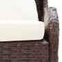 Garten-Ecksofas 2 Stück braunes PE-Rattan von vidaXL, Outdoor-Sofas - Ref: Foro24-310225, Preis: 233,30 €, Rabatt: %