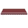 Automatische ausfahrbare Markise in Bordeauxrot, 350x250 cm. von , Markisen - Ref: Foro24-3310183, Preis: 336,74 €, Rabatt: %