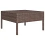 3-piece garden furniture set and brown synthetic rattan cushions by vidaXL, Garden sets - Ref: Foro24-310185, Price: 173,32 €...