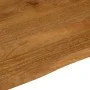 Solid mango wood natural edge table top 90x80x3.8 cm by , Table tops - Ref: Foro24-370795, Price: 115,26 €, Discount: %