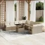 11-piece garden sofa set with beige synthetic rattan cushions by , Garden sets - Ref: Foro24-3268168, Price: 769,31 €, Discou...