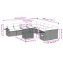 Gartensofa-Set 11-teilig mit beigen Polstern aus synthetischem Rattan von , Gartensets - Ref: Foro24-3268168, Preis: 741,39 €...