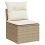 Gartensofa-Set mit 5-teiligen Kissen aus synthetischem Rattan in Beige. von , Gartensets - Ref: Foro24-3269138, Preis: 436,45...