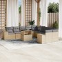 11-piece garden sofa set with beige synthetic rattan cushions by , Garden sets - Ref: Foro24-3269429, Price: 737,89 €, Discou...