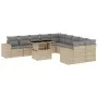 11-piece garden sofa set with beige synthetic rattan cushions by , Garden sets - Ref: Foro24-3269429, Price: 738,69 €, Discou...