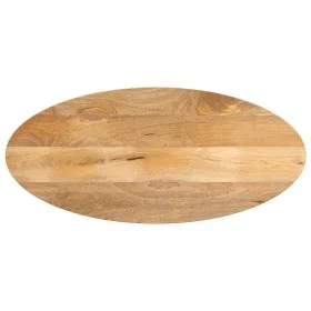 Ovaler Massivholz-Tischplatte aus Mangoholz 140x50x2,5 cm von , Tischplatten - Ref: Foro24-370845, Preis: 72,36 €, Rabatt: %