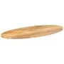 Ovaler Massivholz-Tischplatte aus Mangoholz 140x50x2,5 cm von , Tischplatten - Ref: Foro24-370845, Preis: 74,28 €, Rabatt: %
