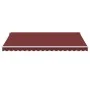 Automatic retractable awning with LED lights burgundy 450x350 cm by , Awnings - Ref: Foro24-3214989, Price: 674,19 €, Discoun...