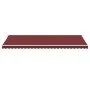 Manual retractable awning with LED lights burgundy 600x300 cm by , Awnings - Ref: Foro24-3214980, Price: 512,98 €, Discount: %