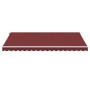 Automatische Markise mit LED-Lichtern in Bordeauxrot, 450x300 cm. von , Markisen - Ref: Foro24-3214977, Preis: 615,48 €, Raba...