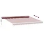 Automatische Markise mit LED-Lichtern in Bordeauxrot, 450x300 cm. von , Markisen - Ref: Foro24-3214977, Preis: 591,54 €, Raba...