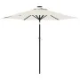 Gartenschirm mit weißem Stahlmast 225x225x212 cm von , Sonnenschirme - Ref: Foro24-4005058, Preis: 54,55 €, Rabatt: %