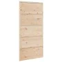 Solid pine wood barn door 100x208 cm by , Doors - Ref: Foro24-850629, Price: 119,81 €, Discount: %