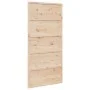Solid pine wood barn door 100x208 cm by , Doors - Ref: Foro24-850629, Price: 119,81 €, Discount: %