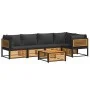 Garden sofa set with 6 pieces, solid acacia wood, and cushions. by , Garden sets - Ref: Foro24-3214885, Price: 769,89 €, Disc...