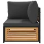 Garden sofas 2 pieces with solid acacia wood and cushions by , Garden sets - Ref: Foro24-3214887, Price: 300,06 €, Discount: %