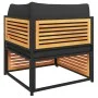 Garden sofas 2 pieces with solid acacia wood and cushions by , Garden sets - Ref: Foro24-3214887, Price: 300,06 €, Discount: %