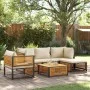 Set de sofás de jardín con cojines 6 pzas madera maciza acacia de , Conjuntos de jardín - Ref: Foro24-3214909, Precio: 730,22...
