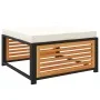 Garden sofa set with 6 pieces, solid acacia wood, and cushions. by , Garden sets - Ref: Foro24-3214909, Price: 730,66 €, Disc...