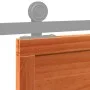 Puerta de granero madera maciza pino marrón miel 90x208 cm de , Puertas - Ref: Foro24-850634, Precio: 98,24 €, Descuento: %