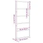 Puerta de granero madera maciza pino marrón miel 90x208 cm de , Puertas - Ref: Foro24-850634, Precio: 98,24 €, Descuento: %