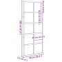 Puerta de granero madera maciza pino marrón miel 90x208 cm de , Puertas - Ref: Foro24-850643, Precio: 107,69 €, Descuento: %