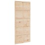 Puerta de granero madera maciza de pino 90x208 cm de , Puertas - Ref: Foro24-850641, Precio: 95,31 €, Descuento: %