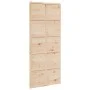 Puerta de granero madera maciza de pino 90x208 cm de , Puertas - Ref: Foro24-850641, Precio: 85,61 €, Descuento: %