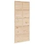 Puerta de granero madera maciza de pino 90x208 cm de , Puertas - Ref: Foro24-850641, Precio: 85,61 €, Descuento: %