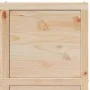 Puerta de granero madera maciza de pino 90x208 cm de , Puertas - Ref: Foro24-850641, Precio: 85,61 €, Descuento: %