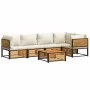 Set de sofás de jardín con cojines 6 pzas madera maciza acacia de , Conjuntos de jardín - Ref: Foro24-3214914, Precio: 739,08...