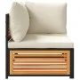 Garden sofas 2 pieces with solid acacia wood and cushions by , Garden sets - Ref: Foro24-3214916, Price: 289,06 €, Discount: %