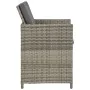 Gartenstühle, 2 Stück, mit grauen Polstern aus synthetischem Rattan. von vidaXL, Gartenstühle - Ref: Foro24-311907, Preis: 13...