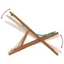 Faltbare Strandstühle, 2 Stück, Stoff aus massivem Holz mit Blattmuster. von , Gartenstühle - Ref: Foro24-3214500, Preis: 111...