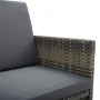 Sillas de jardín 2 unidades con cojines ratán sintético gris by vidaXL, Garden chairs - Ref: Foro24-311907, Price: 136,48 €, ...