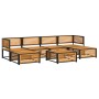 Garden sofa set with 7 pieces, solid acacia wood, and cushions. by , Garden sets - Ref: Foro24-3214898, Price: 837,73 €, Disc...