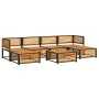 Garden sofa set with 7 pieces, solid acacia wood, and cushions. by , Garden sets - Ref: Foro24-3214898, Price: 822,82 €, Disc...