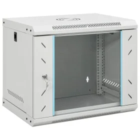 Wall-mounted 9U 19" network rack cabinet IP20 53x40x30 cm by , Network storage systems - Ref: Foro24-30261, Price: 89,01 €, D...