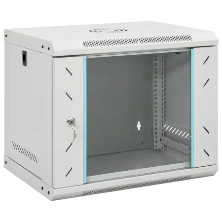 Wall-mounted 9U 19" network rack cabinet IP20 53x40x30 cm by , Network storage systems - Ref: Foro24-30261, Price: 89,01 €, D...