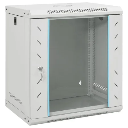 Wall-mounted 12U 19" network rack cabinet IP20 53x40x30 cm by , Network storage systems - Ref: Foro24-30263, Price: 98,93 €, ...