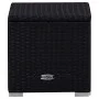 Blaue Sonnenliege aus synthetischem Rattan mit Kissen und Tisch von vidaXL, Liegen - Ref: Foro24-310227, Preis: 156,44 €, Rab...