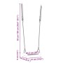 Individual children's swing with adjustable red rope by , Accessories for swings and play structures - Ref: Foro24-4009273, P...