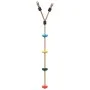 Cuerda de escalada de discos para niños 4 peldaños multicolor de , Accesorios para columpios y estructuras de juegos - Ref: F...