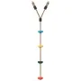 Cuerda de escalada de discos para niños 4 peldaños multicolor de , Accesorios para columpios y estructuras de juegos - Ref: F...