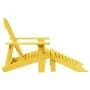 Adirondack chair with solid yellow fir wood ottoman by , Garden chairs - Ref: Foro24-4007241, Price: 95,34 €, Discount: %