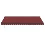 Automatic retractable awning with LED lights burgundy 500x300 cm by , Awnings - Ref: Foro24-3310197, Price: 623,84 €, Discoun...