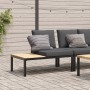 Gartenbank mit schwarzen Aluminiumkissen von , Gartenbänke - Ref: Foro24-4008571, Preis: 152,76 €, Rabatt: %