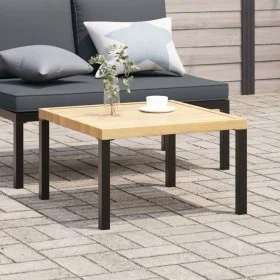 Gartencouchtisch aus schwarzem Aluminium 65x65x40 cm von , Gartentische - Ref: Foro24-4008573, Preis: 81,70 €, Rabatt: %