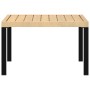 Black aluminum garden coffee table 65x65x40 cm by , Garden tables - Ref: Foro24-4008573, Price: 82,78 €, Discount: %